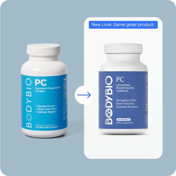 BodyBio PC - Phosphatidylcholine for Brain Health, Mental Clarity, Cognitive Function, Cellular Repair & Healthy Aging, Phosholid Complex Supplement for Gentle Daily Detox - Image 3