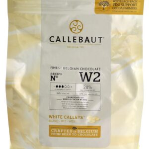 Callebaut W2 28% White Chocolate Callets 5.5 lbs