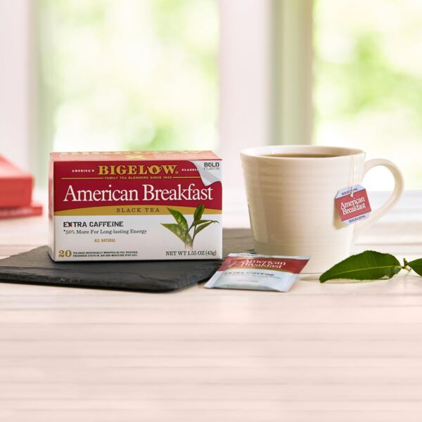 Bigelow American Breakfast Black Tea Bags, 20 Count Box (Pack of 6) Caffeinated Black Tea, 120 Tea Bags Total - Image 2