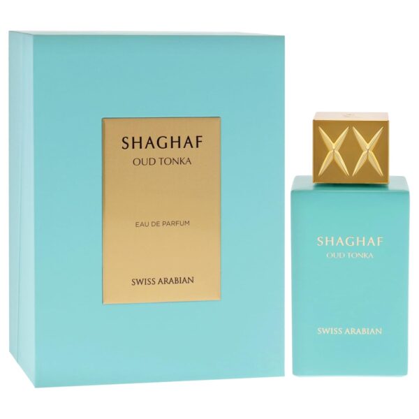 Swiss Arabian Shaghaf Oud Tonka - Vanilla Perfume with Warm Amber Fragrance - Earthy and Woody Allure - Enchanting Fusion of Arabic Perfume - 2.5 oz - Image 3