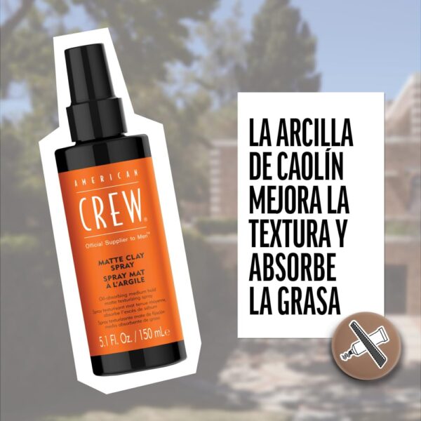 American Crew Matte Clay Spray 5.1 Fl Oz (Pack of 1) - Image 4