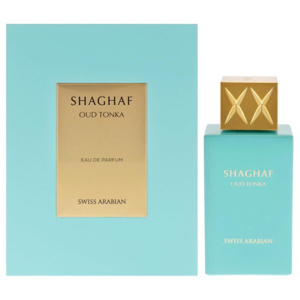 Swiss Arabian Shaghaf Oud Tonka - Vanilla Perfume with Warm Amber Fragrance - Earthy and Woody Allure - Enchanting Fusion of Arabic Perfume - 2.5 oz - Image 4