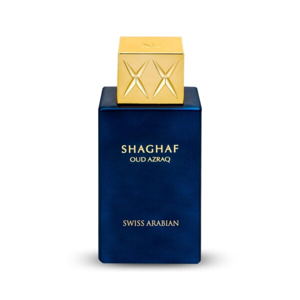 Swiss Arabian Shaghaf Oud Azraq, Limited Edition - Luxury Products From Dubai - Long Lasting and Addictive EDP Spray Fragrance - Seductive, Signature Aroma - Luxurious Scent of Arabia - 2.5 oz