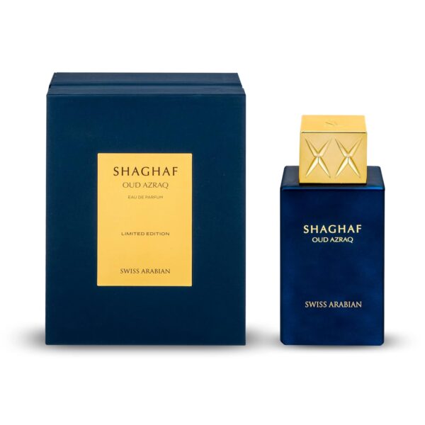 Swiss Arabian Shaghaf Oud Azraq, Limited Edition - Luxury Products From Dubai - Long Lasting and Addictive EDP Spray Fragrance - Seductive, Signature Aroma - Luxurious Scent of Arabia - 2.5 oz - Image 2