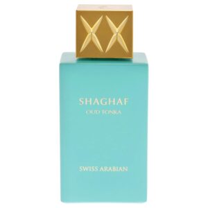 Swiss Arabian Shaghaf Oud Tonka - Vanilla Perfume with Warm Amber Fragrance - Earthy and Woody Allure - Enchanting Fusion of Arabic Perfume - 2.5 oz