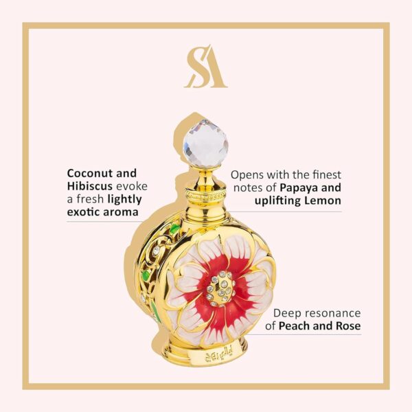 Swiss Arabian Layali Rouge - Luxury Products From Dubai - Long Lasting Personal Perfume Oil Fragrance - A Seductive Signature Aroma - 0.5 Oz - Image 2