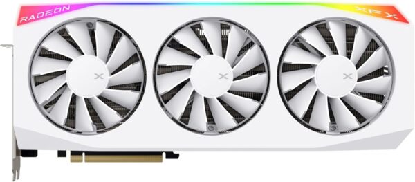 XFX Mercury AMD Radeon RX 9070XT OC Magnetic Air White Edition with RGB 16GB GDDR6 HDMI 3xDP, AMD RDNA 4 RX-97TMARGW9 - Image 2