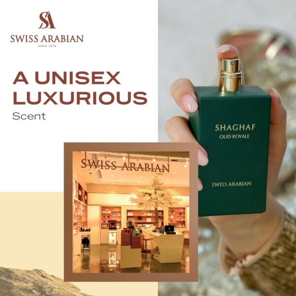 Swiss Arabian Shaghaf Oud Royale Spicy, Oud, Aromatic Fragrance - Notes of Saffron and Lavender - Perfume for Women and Men - 2.5 oz EDP Spray - Image 4