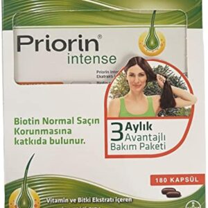 Capsules 60 caps - 3 Pack (180 count) Brand: Priorin