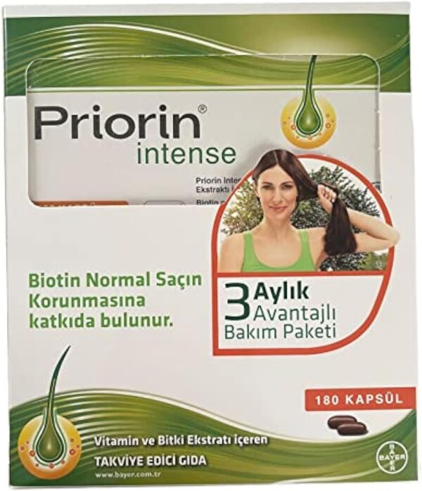 Capsules 60 caps - 3 Pack (180 count) Brand: Priorin