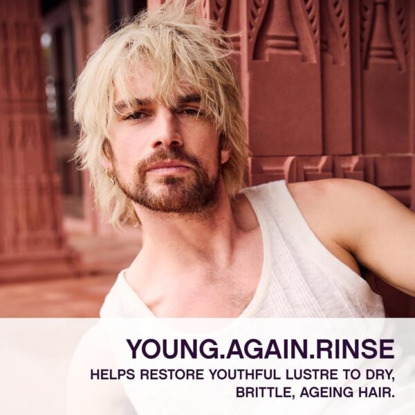 KEVIN.MURPHY YOUNG.AGAIN.RINSE - Moisturising Anti-Ageing Conditioner - For Ageing, Dry, Damaged & Brittle Hair - Hair Repair - With Amino Acids - Sulphate & Paraben Free - 250 mL / 8.4 fl oz - Image 2