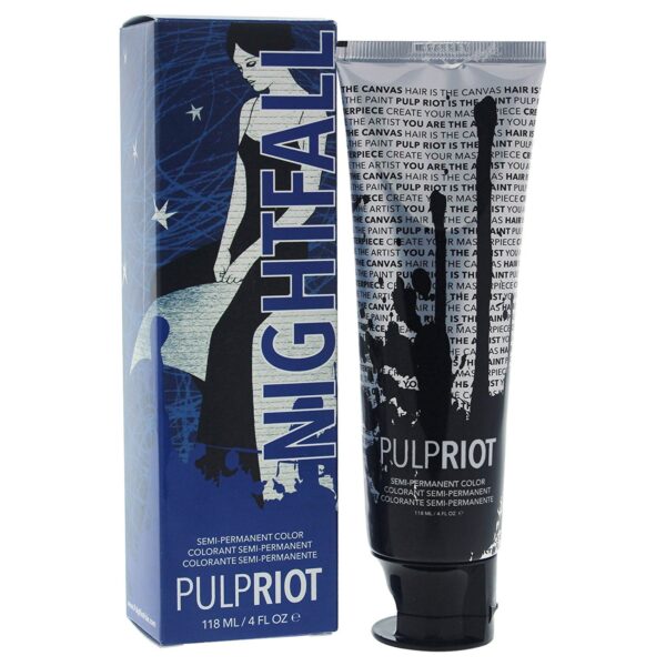 Pulp Riot Semi-Permanent Hair Color for Unisex, Nightfall Blue, 4 Ounce - Image 2
